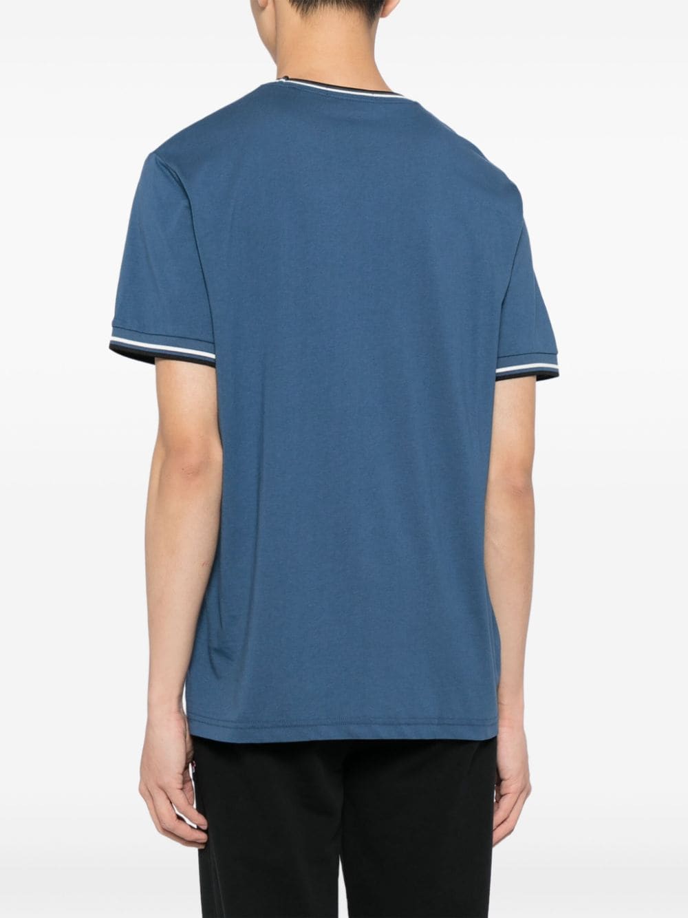 Fred Perry T-shirt met geborduurd logo Blauw