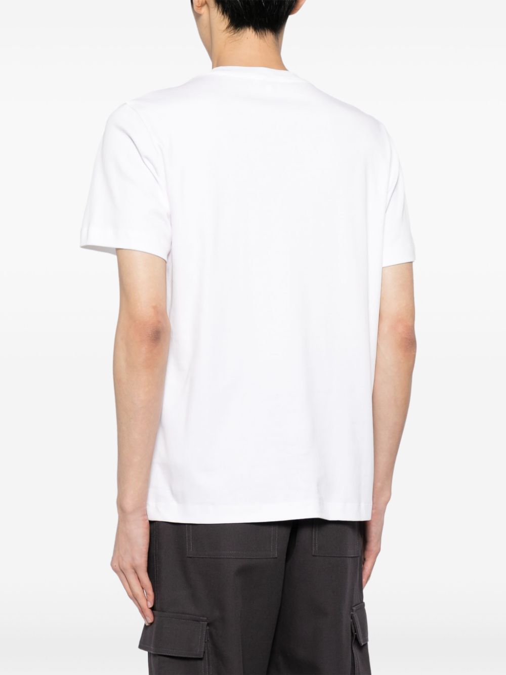 Shop Norse Projects Logo-print Cotton T-shirt In White