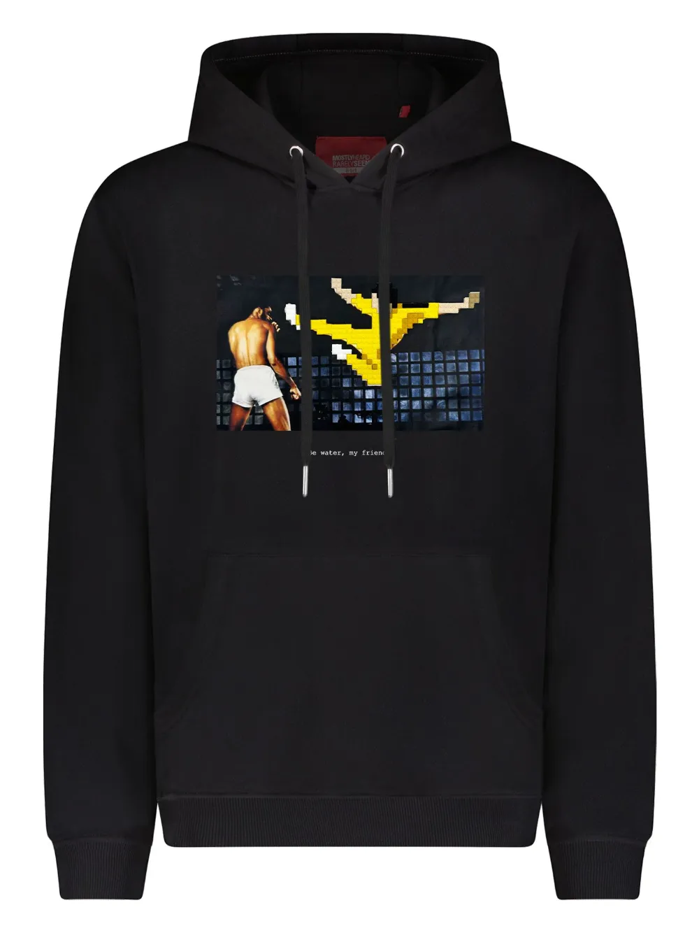 Mostly Heard Rarely Seen 8-Bit Hoodie met print Zwart