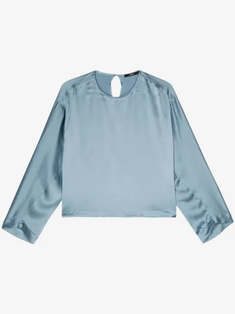 Seventy blusa con efecto satinado