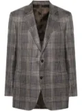 Canali single-breasted blazer - Brown