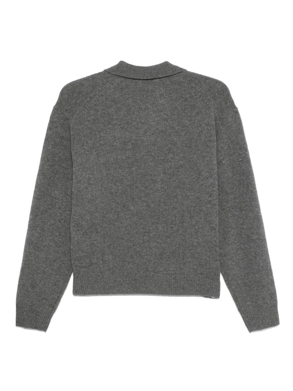 Sporty & Rich cashmere polo sweater - Grijs