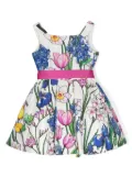 Colorichiari floral-print dress - White