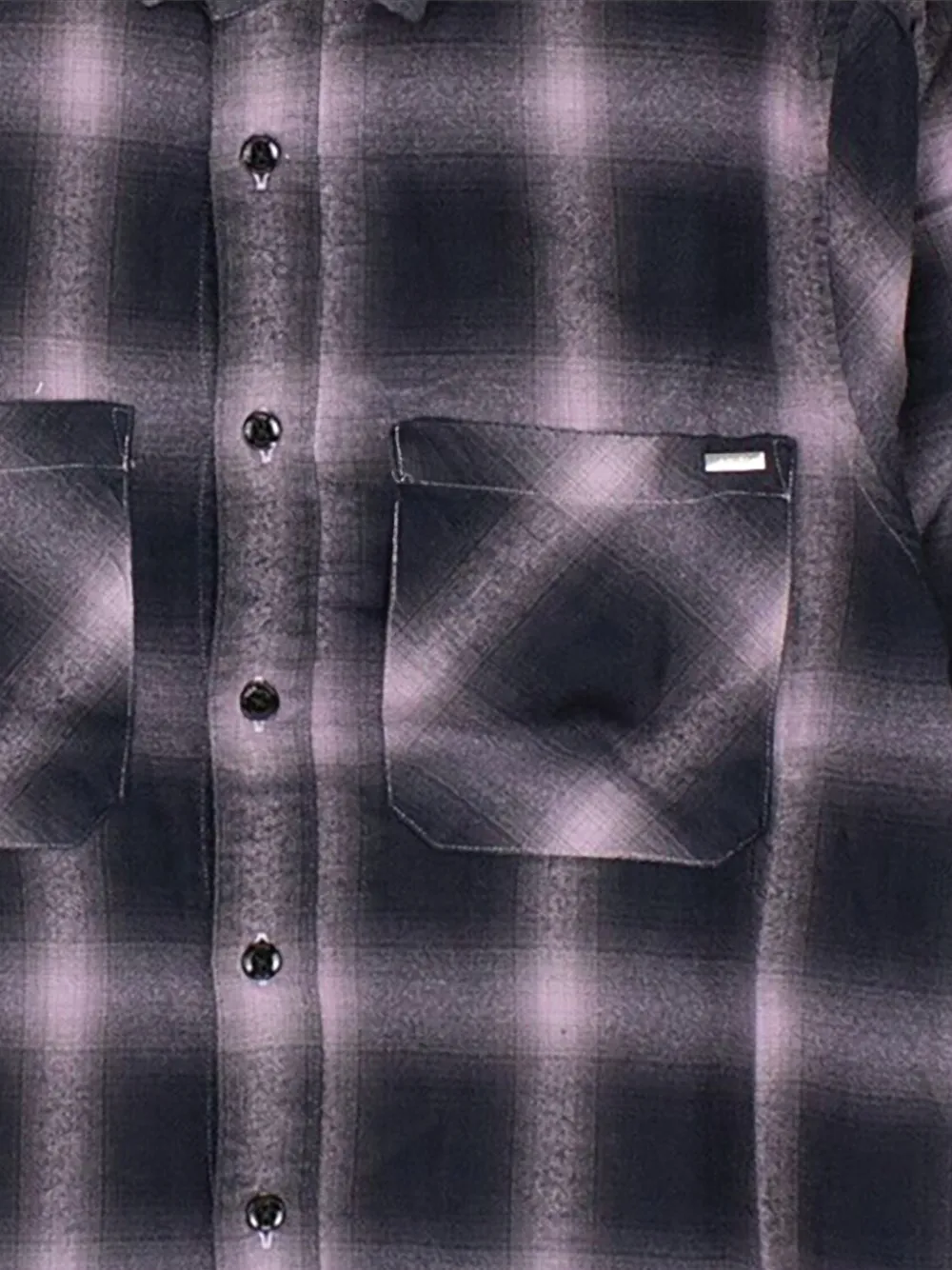  Amiri Plaid-check Shirt - Purple 