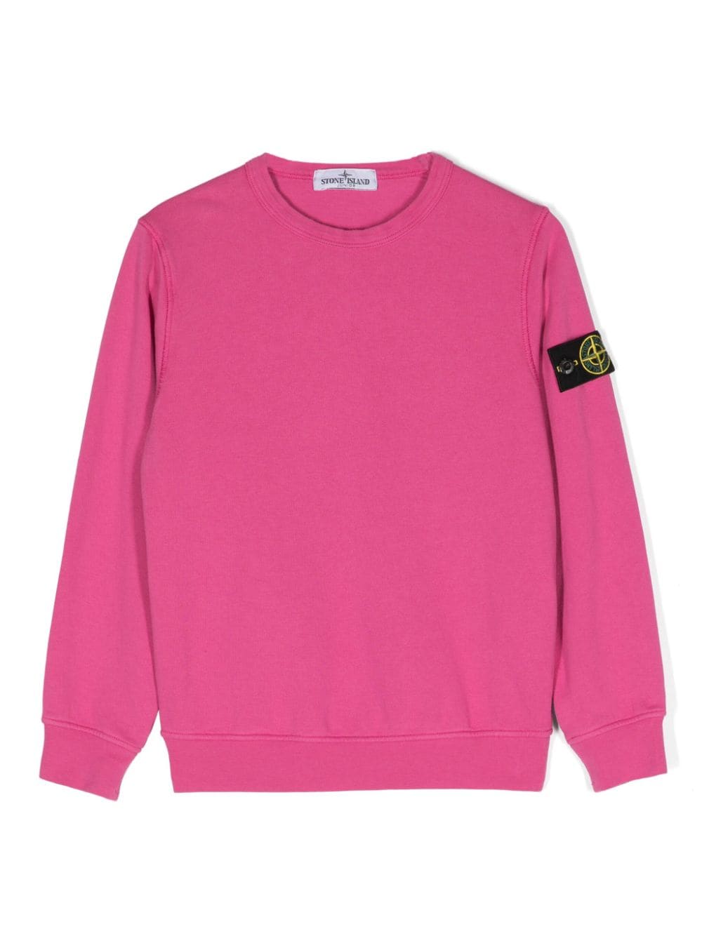 Stone Island Junior Sweater met Compass-logopatroon Roze