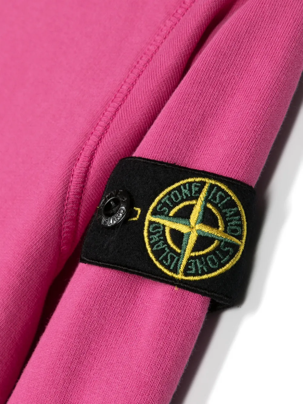 Stone Island Junior Sweater met Compass-logopatroon Roze