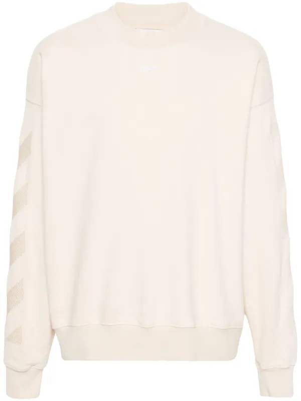 Off white best sale diagonal sweatshirt