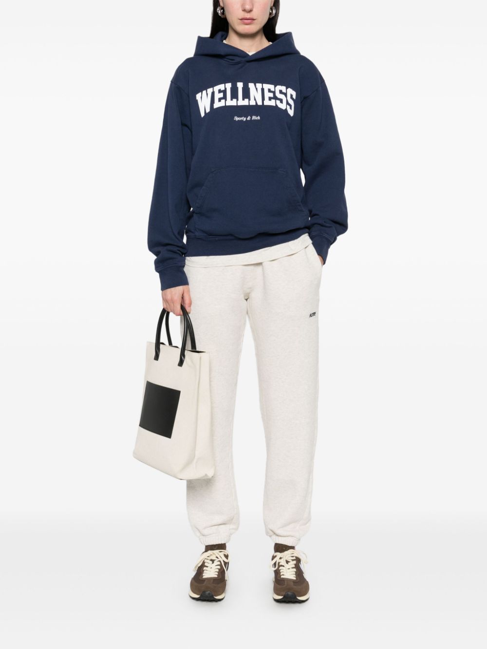 Sporty & Rich Wellness Ivy hoodie - Blauw