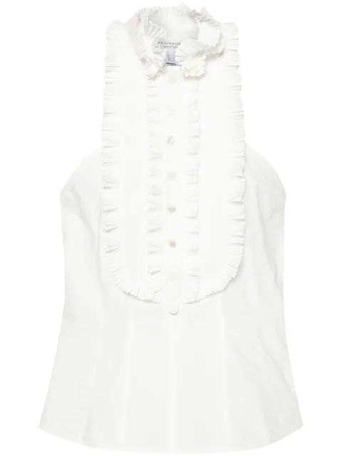 Philosophy Di Lorenzo Serafini sleeveless cotton blouse