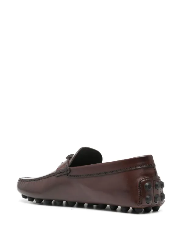 tod's T タイムレス レザー ゴンミーニ バブル ローファー Tod's T タイムレス ゴンミーニ バブル ドライビングシューズ