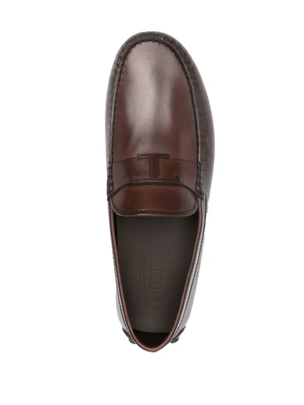 tod's T タイムレス レザー ゴンミーニ バブル ローファー Tod's T タイムレス ゴンミーニ バブル ドライビングシューズ