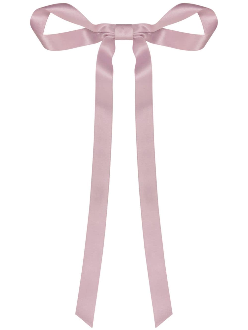 Jennifer Behr Gretta Bow Silk Barrete In Pink