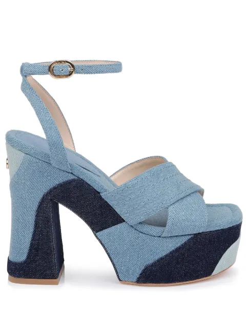 Dee Ocleppo Havana denim platform sandals