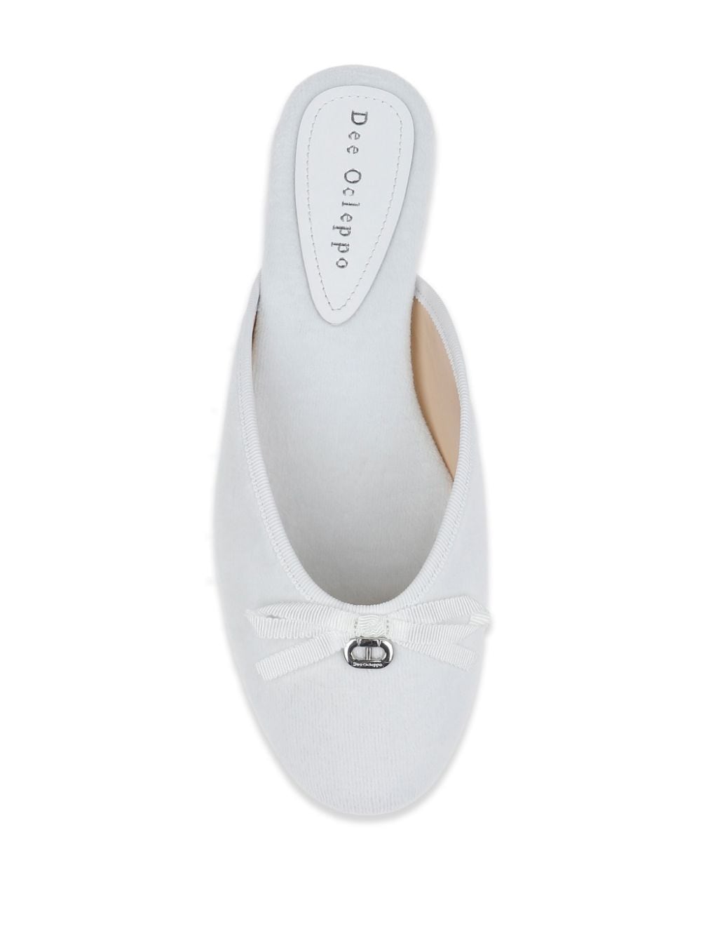 Shop Dee Ocleppo Athens Terry-cloth Mules In White