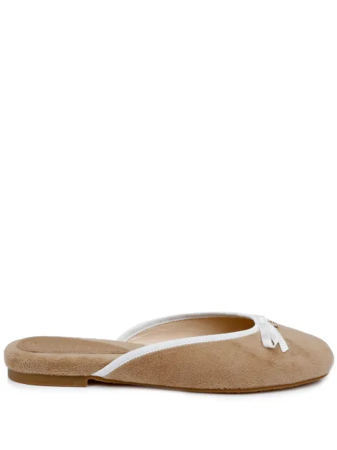 Dee Ocleppo Athens terry-cloth mules