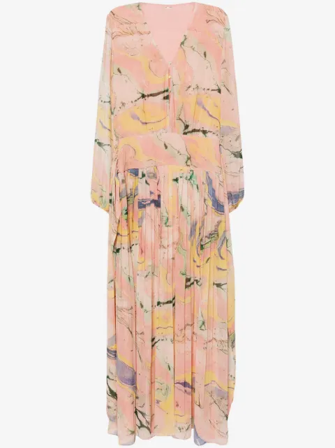Alexis Diane floral-print maxi dress