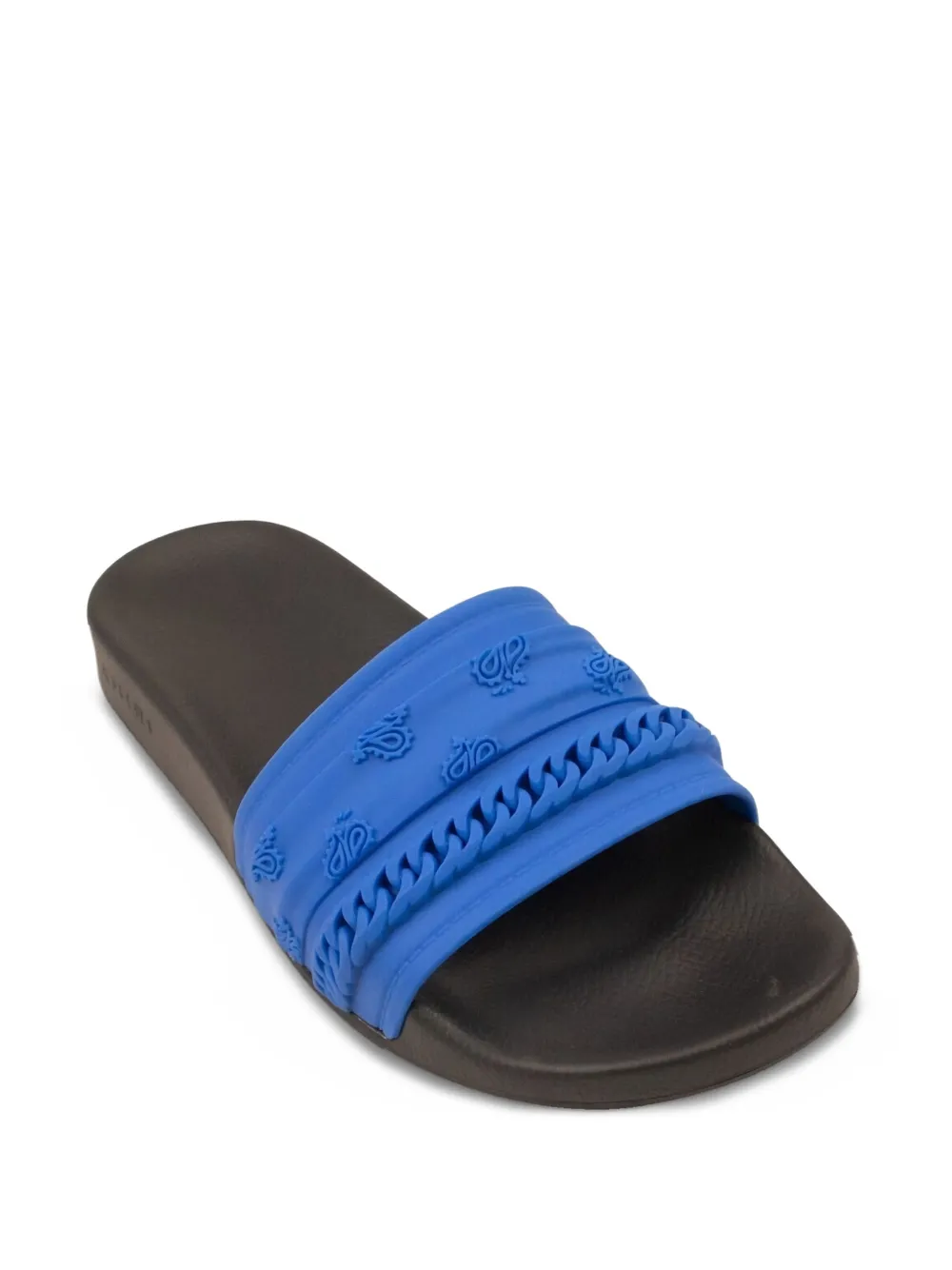 AMIRI Bandana Chain "Black Blue" slides