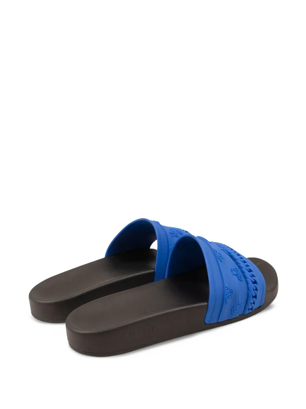 AMIRI Bandana Chain "Black Blue" slides