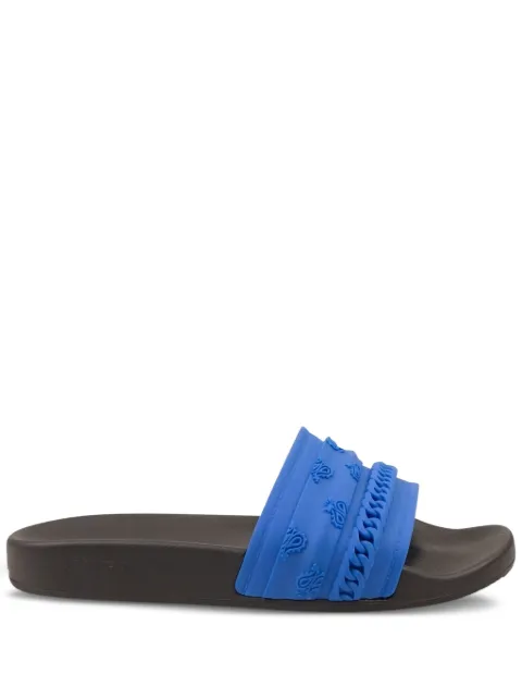 AMIRI Bandana Chain "Black/Blue" slides
