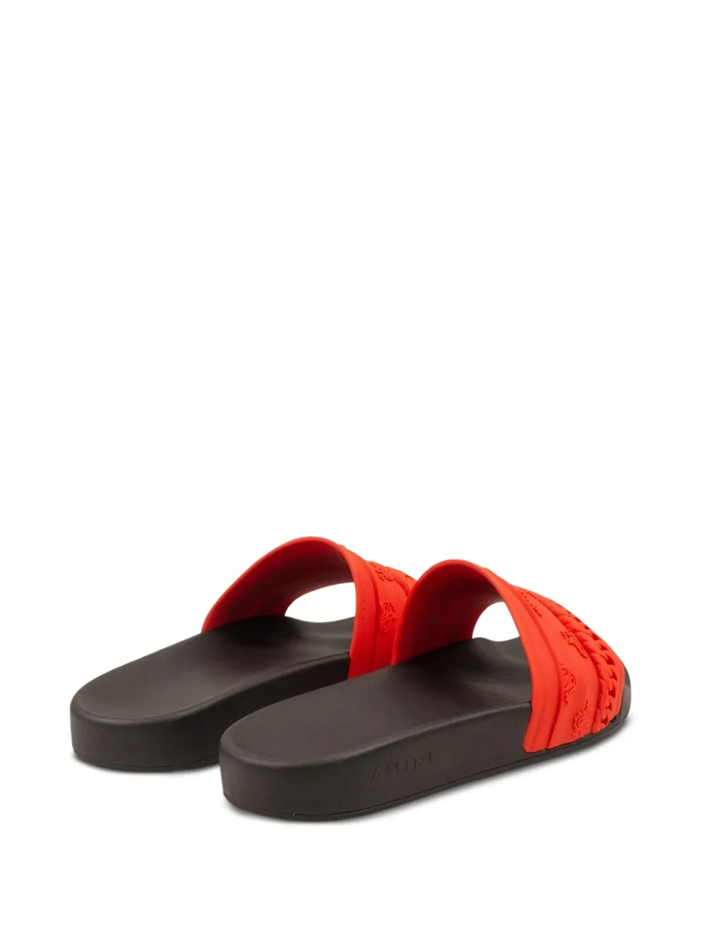 AMIRI Bandana Chain "Black Red" slides