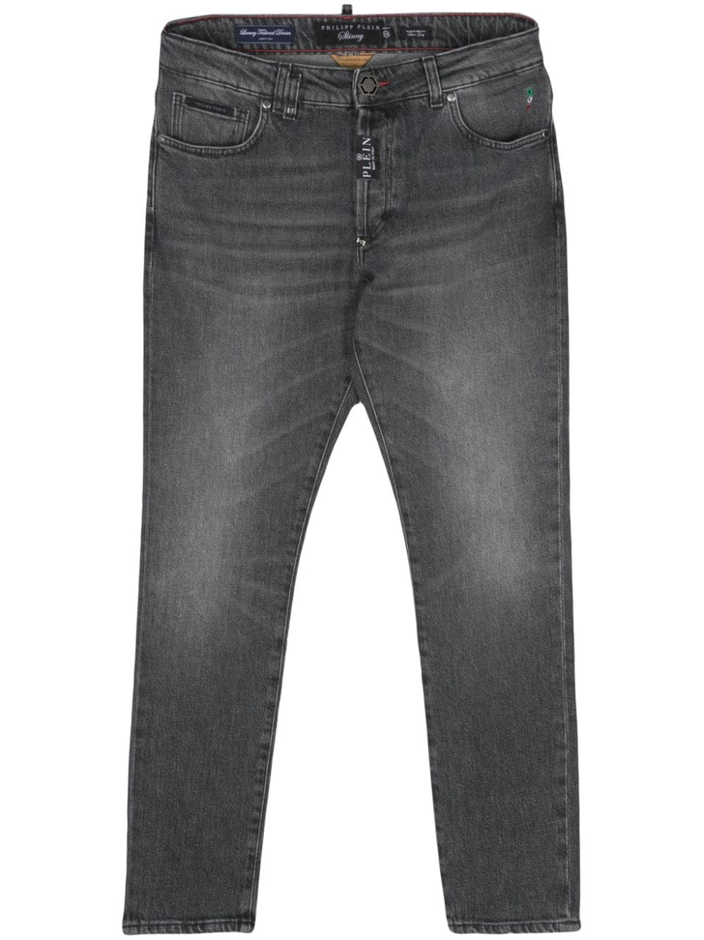 Philipp Plein Mid waist skinny jeans Grijs