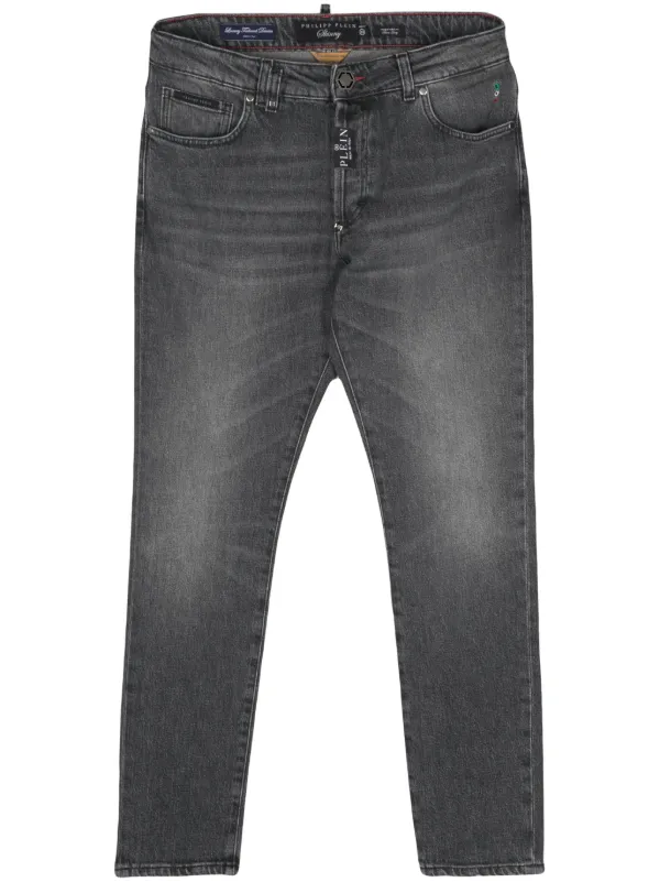 Philipp Plein mid-rise Skinny Jeans Grey FARFETCH IN