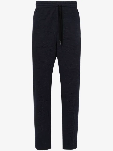 Harris Wharf London cotton-blend seersucker trousers