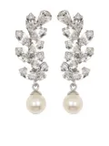 Jennifer Behr Verla crystal earrings - Silver