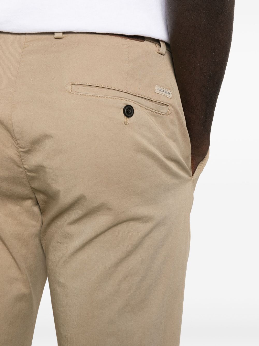 Shop Paul & Shark Save The Sea Chinos In Neutrals