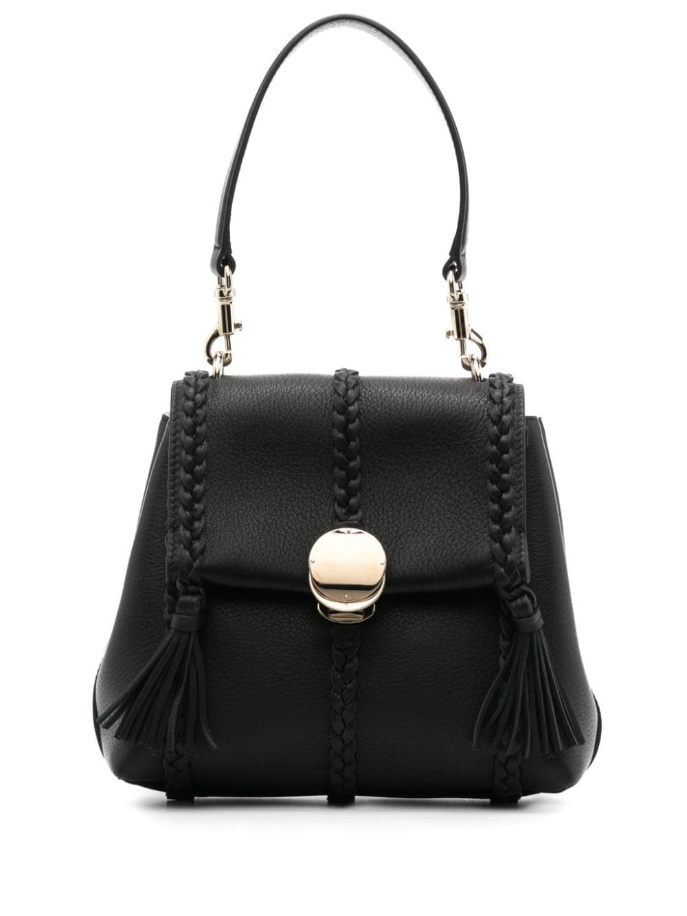 Shop Chloé Small Penelope Shoulder Bag In Black