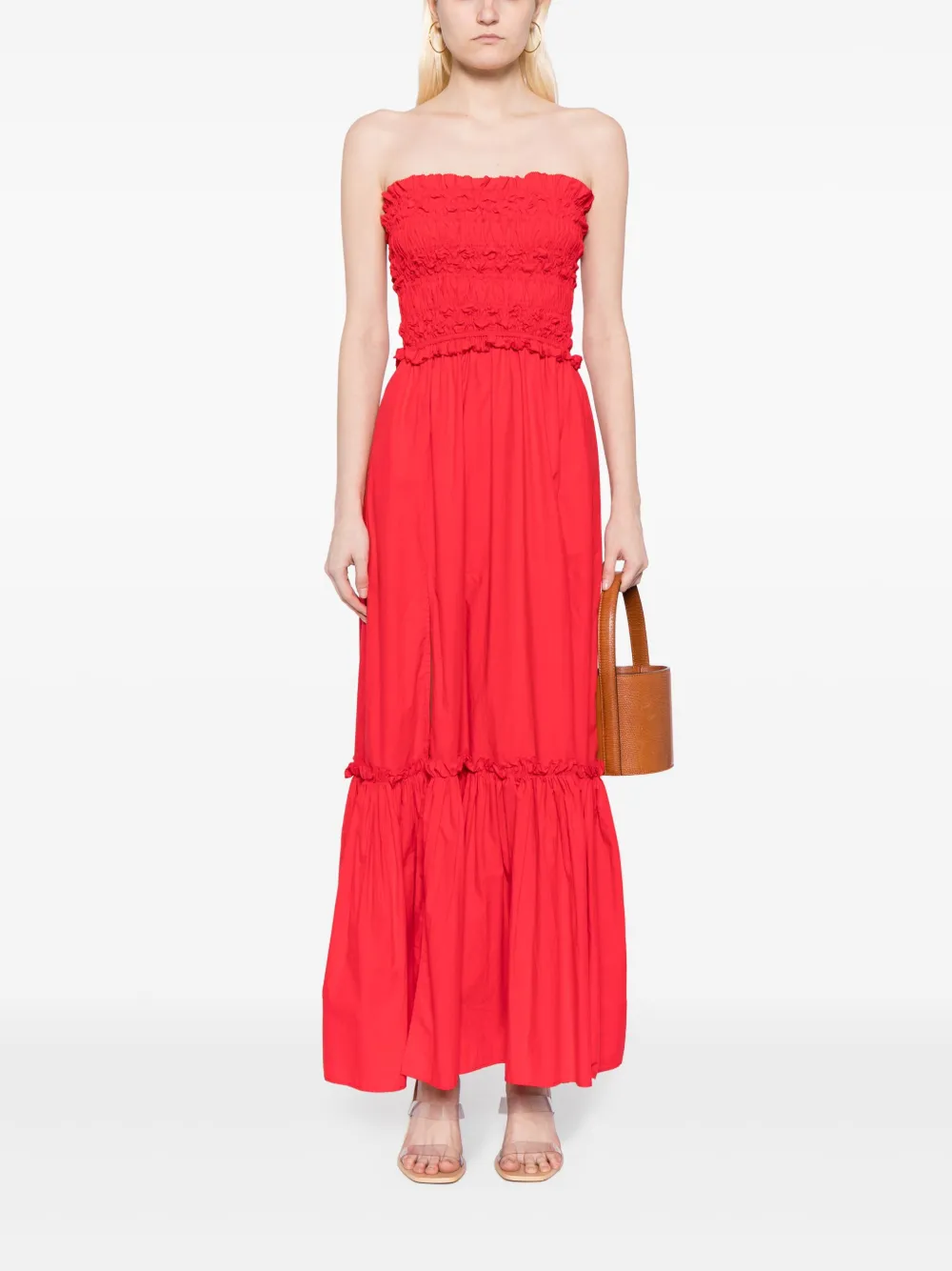Cara Cara Strapless jurk - Rood