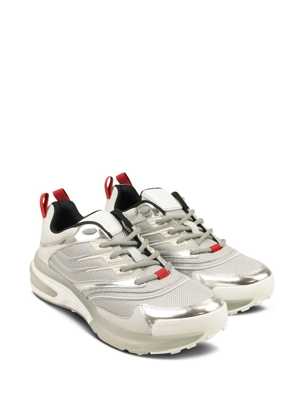 Shop Givenchy Giv 1 "silver" Sneakers