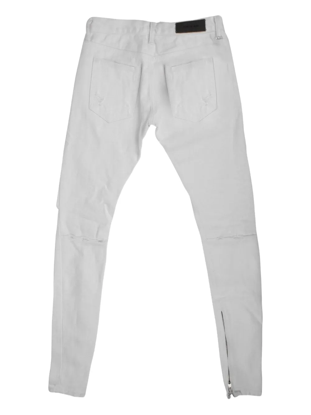 Fear Of God Skinny jeans met gerafeld effect - Wit