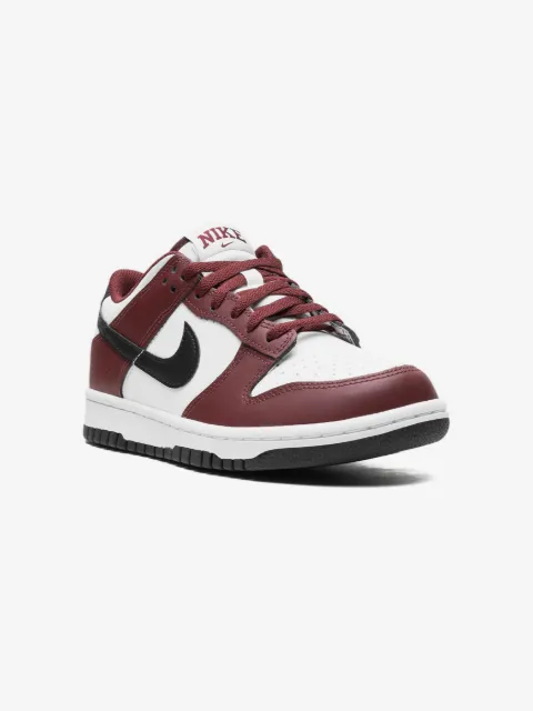 Nike Kids Dunk Low "Dark Team Red" sneakers