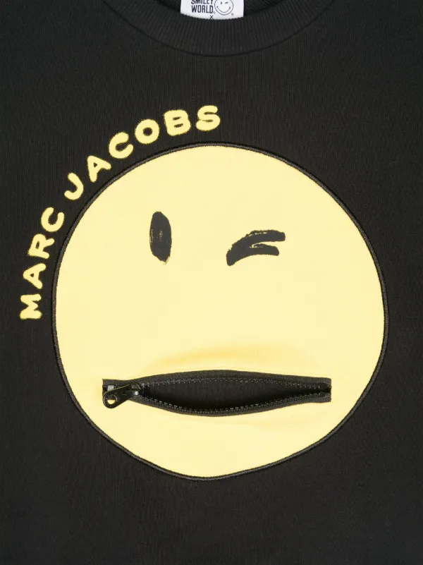 Marc Jacobs Kids x Smiley World Cotton Sweatshirt Black FARFETCH UZ