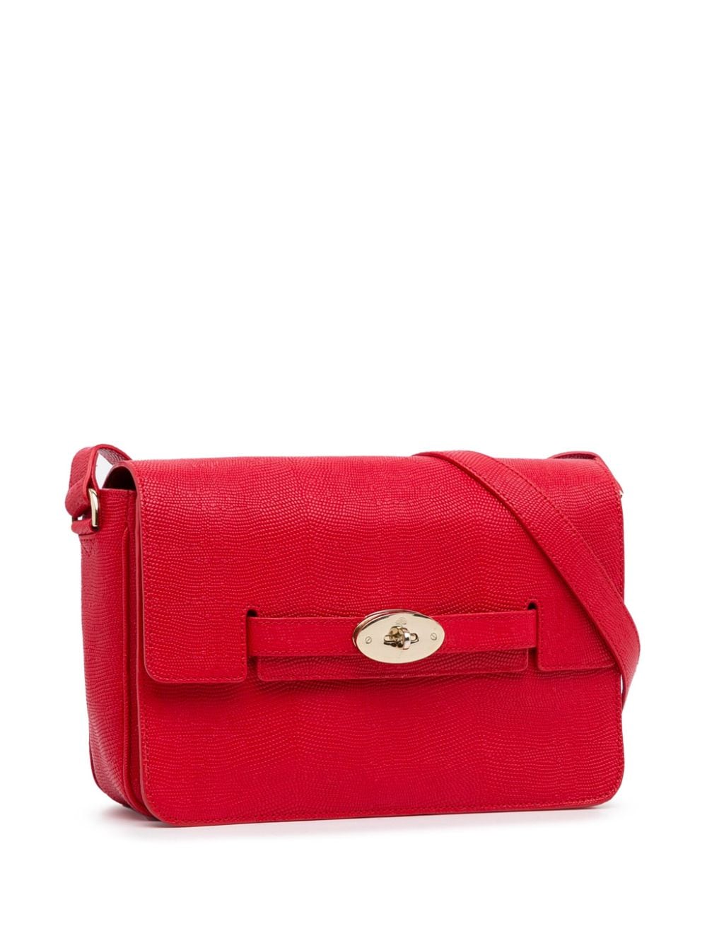 Pre-owned Mulberry Bayswater Crossbody Bag In Red