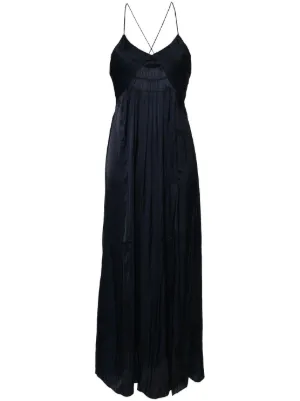 chinese dress ladies JENDUE Siena Denim Maxi Dress main image 1