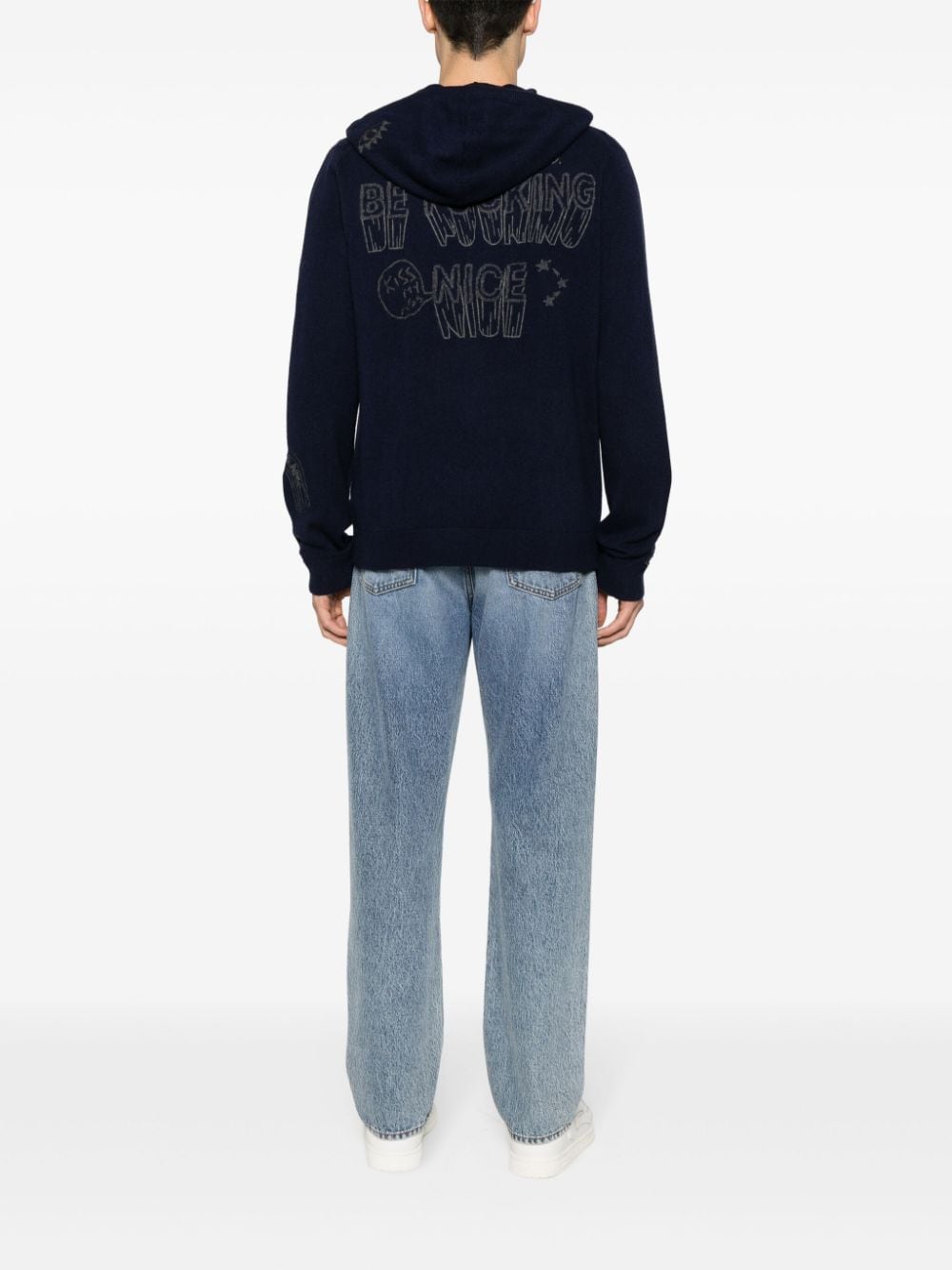 Zadig&Voltaire Clash hooded cardigan - Blauw