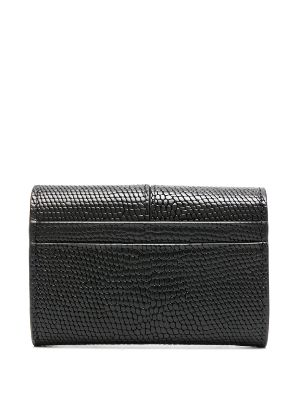 Zadig&Voltaire Borderline metal-wings wallet - Zwart