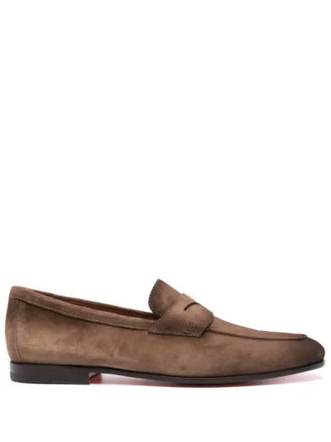 Santoni لوفر شمواه بسير بفتحة صغيرة