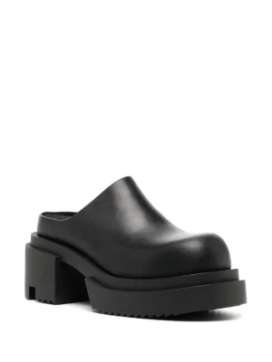 【関税&送料込み】Rick Owens 75Mm Leather Mules Rick Owens Mules for Women - Shop on FARFETCH