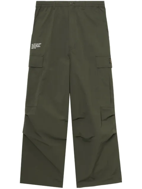 izzue wide-leg cargo trousers