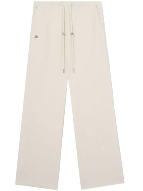 tout a coup logo-embroidered cotton track pants