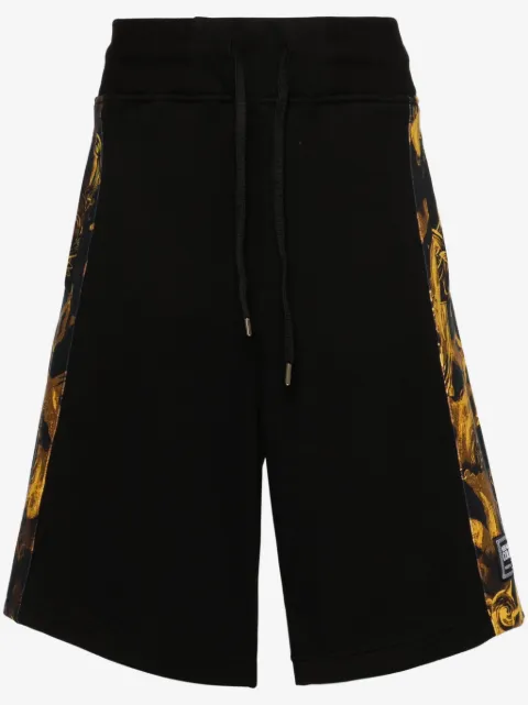 Versace Jeans Couture Watercolour Couture-print track shorts