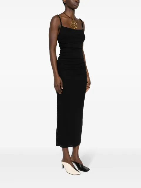 Nanushka Alexa ruched midi dres NW24CRDR00299 - 2