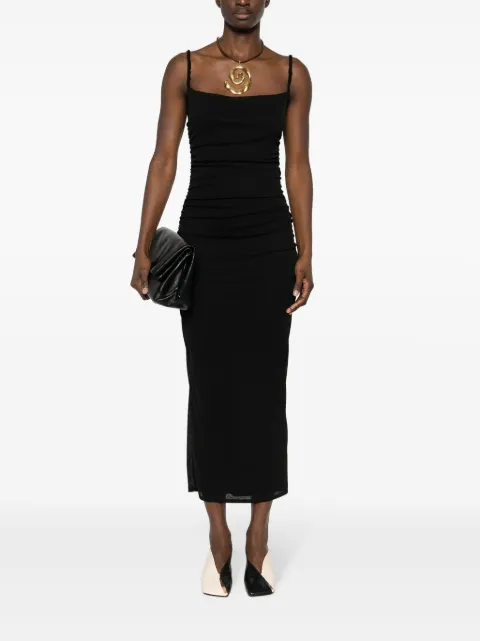Nanushka Alexa ruched midi dres NW24CRDR00299 - 1