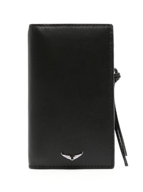 Zadig&Voltaire Compact Eternal leather cardholder