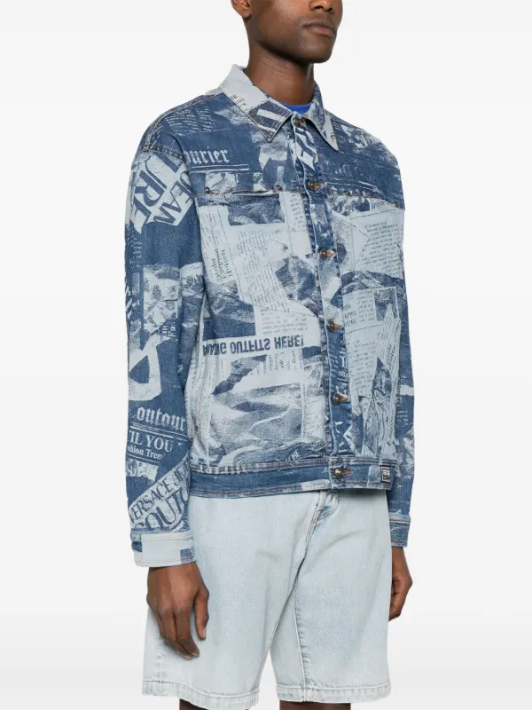 Denim Blouson Jacket | VERSACE US