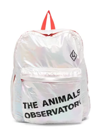 超可爱 Animals The Observatory Backpack Iridescent logo-print バッグ
