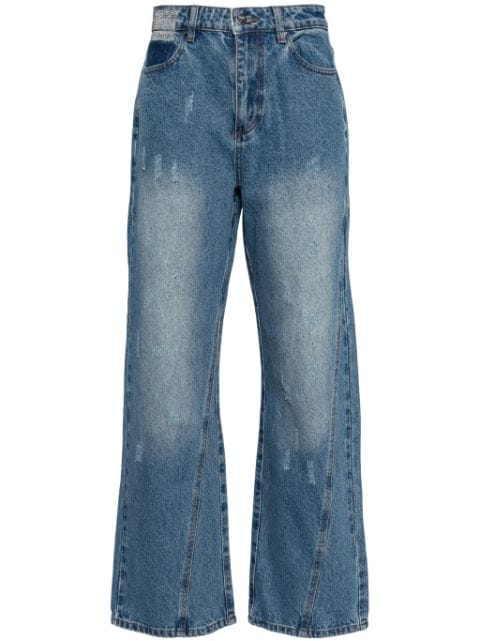 tout a coup high-rise flared jeans